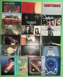 ハードロック LPまとめ Pink Floyd ' journey ’ VAN HALEN ' frank Marino ‘ Montrose ‘ fight ' Styx ' mahogany rush 19枚 美盤