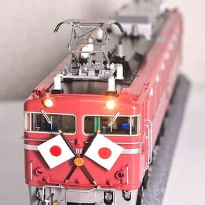 【精密加工品/HO】EF81-81号機 田端運転所/つくば万博お召仕様《KATO 1-320改》一般色ベース 一号編成や12系、14系、20系、24系牽引に！の画像4