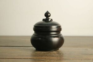 仏壇仏具 木製 無垢 内銅 香炉 Dec0904