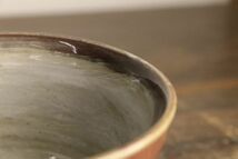 辰砂茶碗 計一作 茶碗 共木箱 銘入 在銘 陶芸 陶器 茶道具 茶器 Ap1801_画像7