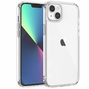 iPhone 14 Plus 対応 ケース クリアケース 耐衝撃 TPUシリコン