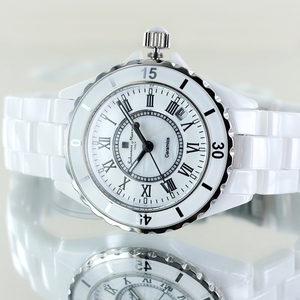 正規品 サルバトーレマーラ 腕時計 メンズ レディース ホワイト セラミック プレゼント 誕生日プレゼント