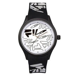 アウトレット品の為、お値引き 値下げ フィラ ユニセックス ホワイト×ブラック シリコン 腕時計 プレゼント 誕生日プレゼント