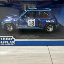 UNIVERSAL HOBBIES 1/18 ルノー5 ターボ ＃18 1980 Tour De Corse RallyRally /ミニカー_画像1