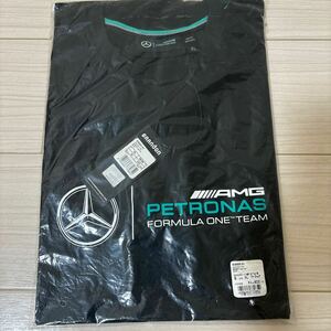 新品 未開封 2枚セット F1 AMG PETRONAS FORMULA1TEAM メルセデス ペトロナス オフィシャルTシャツ　サイズXL ブラック 