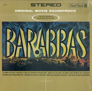 A00532813/LP/マリオ・ナシンベーネ「Barabbas OST バラバ」