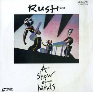 B00181240/LD/ラッシュ (RUSH)「A Show Of Hands 1988 ビデオ新約神話大全 (1989年・VAL-3105・プログレ)」