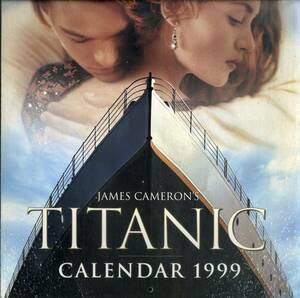 Z00007070/●カレンダー/レオナルド・ディカプリオ「James Camerons Titanic Calendar 1999」