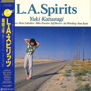 A00558817/LP/葛城ユキ with スティーヴ・ルカサー&ジェフ・ポーカロ(TOTO)「L.A. Spirits (1982年・RL-3019・ロックンロール・ブルース