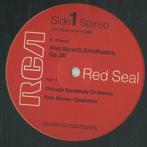 A00536670/LP/フリッツ・ライナー「Strauss / Also Sprach Zarathustra」の画像3