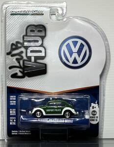 1/64　Greenlight Classic Volkswagen Beetle　クラシック　フォルクスワーゲン　ビートル　エアポートポリス　未開封品　グリーンライト