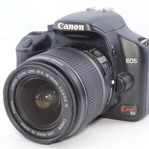 ★極上品★ Canon キャノン EOS kiss X2 レンズキット 元箱＆セミハードケース付き デジタル一眼レフカメラの画像2