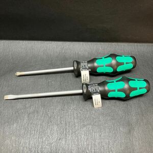 Wera ヴェラ プラスマイナス2本セット レーザーチップドライバー 350 PH 334