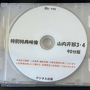 【サンプル画像有】デジタル出版　特別特典映像　山内芹那　3・4　90分版　Blu-ray　ブルーレイ　特典映像のみ