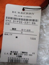 新品☆タグ付き　バーバリーブラックレーベル　BURBERRY BLACK LABEL　半袖Tシャツ メンズ　L_画像3