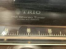 I # TRIO FM専用チューナー KT-5500 通電確認済み 音出し確認済み_画像2