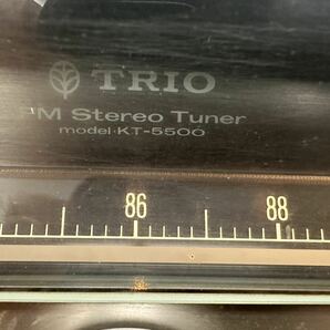 I # TRIO FM専用チューナー KT-5500 通電確認済み 音出し確認済みの画像2