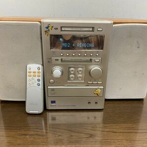 I★ 動作品 DENON デノン PERSONAL AUDIO SYSTEM ワイドFM D-XW33 3CD/2MD ドライブの画像1