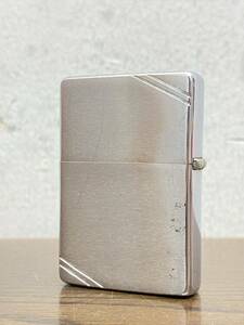 I★ ジッポ ZIPPO オイルライター シルバーカラー シンプルデザイン 1989年製 喫煙具 