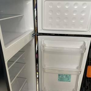 I★ 2020年製 中古 Haier ハイアール 130L 2ドア冷凍冷蔵庫 右開き 置き場所を選ばないスリムボディJR-N130Aの画像5