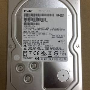 ★即決★ HGST 3.5インチ SAS 2TB 12Gbps 7200rpm HUS726020ALS210の画像1