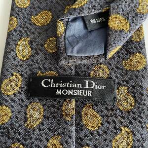 Christian Dior(クリスチャンディオール) 紺茶なみだネクタイ