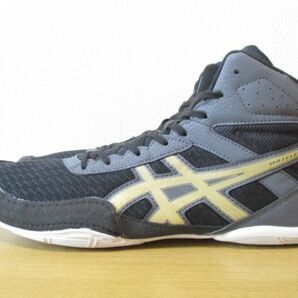 送料無料 美品 asics アシックス 1081A021 MATFLEX6 マットフレックス レスリングシューズ US12 / 29.0cm ボクシングの画像3