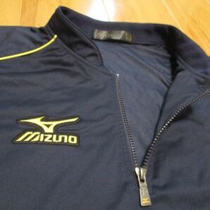 送料無料 MizunoPro ミズノプロ ベースボール 12JE6J01 半袖 トレーニングジャケット ネイビー×ホワイト×ゴールド サイズＸОの画像3