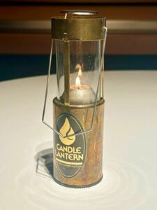 【希少品】UCO CANDLE LANTERN MADE IN USA ユーコ　ユーシーオー　キャンドルランタン 真鍮 ブラス ヴィンテージ キャンプ ジャンク