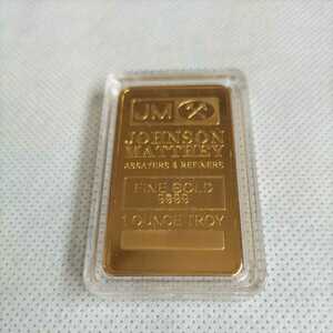  free shipping new goods 18k yellow gold GP in goto bar coin 31g