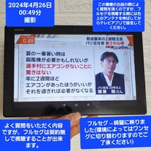 ③Xperia Z4 Tablet docomo SO-05G フルセグTV 重さ393g 2k解像度 利用制限◯ 防水 ブラック Android6.0_画像9