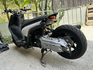 YAMAHA bw's125 ビーウィズ ロンホイ 原付二種 書類あり 不動車 ジャンク 引き取り限定 