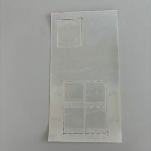 記念切手 地方自治法施行60周年記念シリーズ 岡山県 未使用切手5枚 美品の画像2