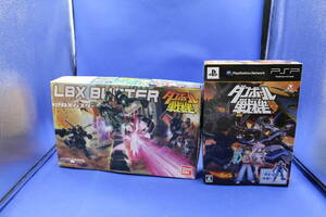 34-1 [ present condition goods ] Danball Senki LBX Buster /LBX AX-00(PSP Danball Senki accessory )