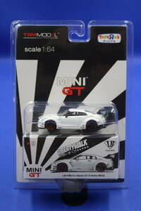 35-2 [現状品]MINI GT 1/64 LB★Works Nissan GT-R R35 Type I Rear Wing Ver.1(マットホワイト) トイザらス限定
