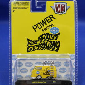 35-1 [現状品]M2 Machines 1/64 EMPI 1960 VW Delivery Van Bright Yellowの画像1