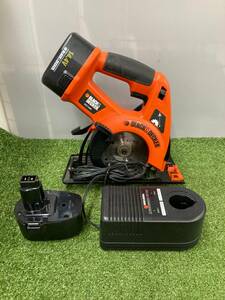 【ジャンク品】【部品取り】BLACK & DECKER ブラックアンドデッカー 14.4V充電式マルノコ KC1440-JP　ITXZC7U4LNCS