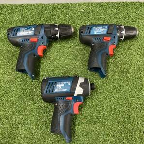 【中古品】BOSCH インパクトドライバー【GDR10.8-LI】 コードレスドライバドリル【GDR10.8-2LI 】2個 3点セット ITEYF9RH0KWEの画像2