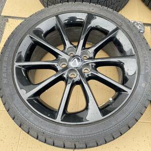 良品！バリ山！215/45R１７ タイヤホイールセット CT200ｈ 30プリウス 50プリウス 純正？社外ホイール 17インチ PCD100の画像5