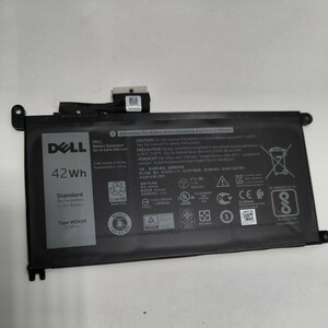 「T6」DELL Inspiron 3580 用　純正バッテリー WDX0R 11.4V 42Wh 　中古動作品　