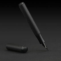 新品 DELIKE(デライク) 真鍮製万年筆 チタンペン先EF(極細) 。_画像2