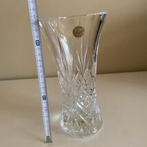 a1252) Cristal d'Arques クリスタル・ダルク 花瓶 花びん 花器 華道具 花入 _画像6