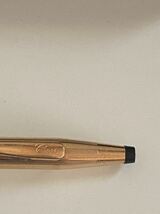 a1263) SHEAFFER ２本 GOLD ELECTRO PLATED/CRAFTS MEN ・PARKER １本 VECTOR ・CROSS １本 ボールペン4本セット _画像9