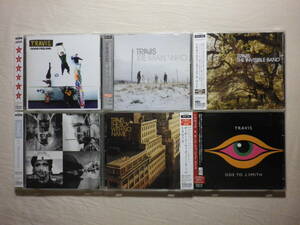 『Travis 帯付アルバム6枚セット』(Good Feeling,The Man Who,The Invisible Band,12 Memories,The Boy With No Name,Ode To J. Smith)