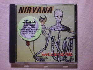 『Nirvana/Incesticide(1992)』(GEFFEN GED24504,ドイツ盤,レア音源集,Sub Pop,グランジ,Dive,Sliver,Been A Son,Aneurysm)