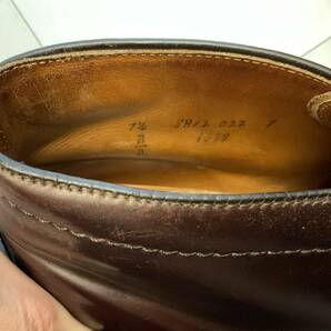 ALDEN ｜オールデン コードバン チャッカブーツ ブラウン 茶 バーガンディ メンズ 7ハーフD 26.5cmの画像6
