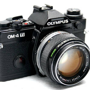 OLYMPUS オリンパス製 昔の高級一眼レフカメラOM-4Tiボディ+（純正50mm高級レンズ1.4付）希少品 ジャンクの画像1