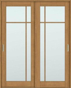 室内建具 ＬＩＸＩＬ 引違い戸 ２枚建 W1644×H2023 （1620） LGK 格子付 「ラシッサS　Crea」