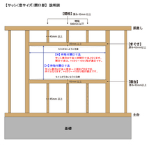 アルミサッシ YKK フレミング 半外付 引違い窓 W2740×H970 （27009-4）複層_画像6