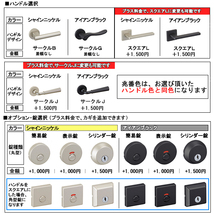 室内建具 ＬＩＸＩＬ 親子ドア W1188×H2023 （1220） LGK 「ラシッサS　Crea」 格子付き_画像3